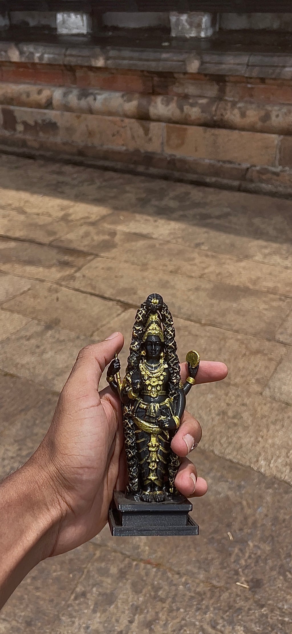 Sangameshan Bharathan 3D Printed Idol – Rare Kerala deity, only available at FOFUS Irinjalakuda Kerala