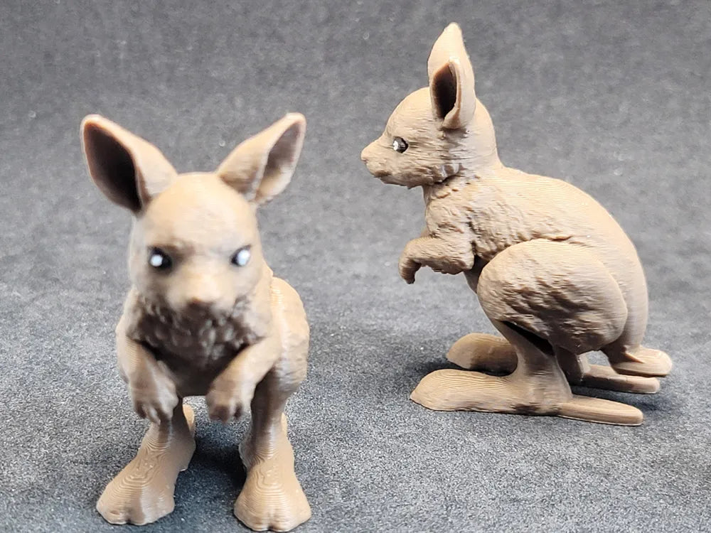 Jumping Kangaroo Figurine – 3D Printed Australian Wildlife Animal Sculpture by FOFUS, Thrissur Kerala