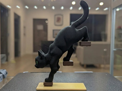Cat on Stairs Decoration – 3D Printed Playful Cat Shelf Decor by FOFUS, Thrissur Kerala