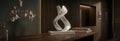 Two Souls Sculptural Art Statue – 3D Printed Abstract Couple Sculpture by FOFUS, Thrissur Kerala