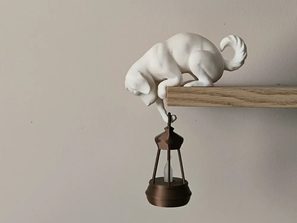 Dog Shelf Hook – 3D Printed Cute Functional Wall Organiser by FOFUS, Thrissur Kerala