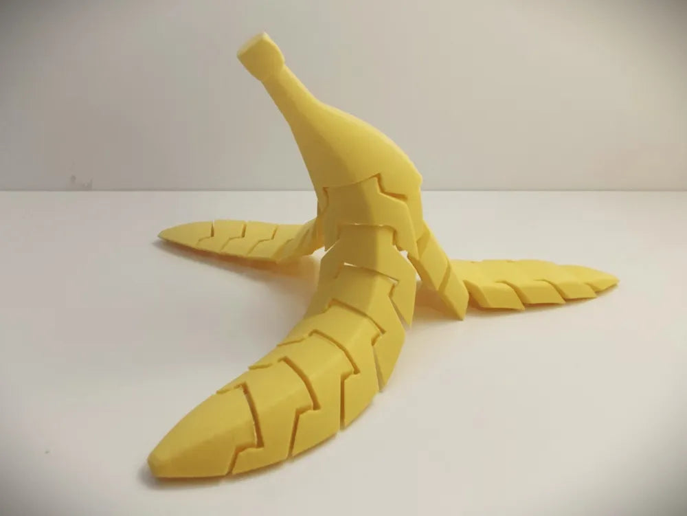 Fidget Banana angle – 3D Printed Banana Shaped Fidget Toy by FOFUS Kerala