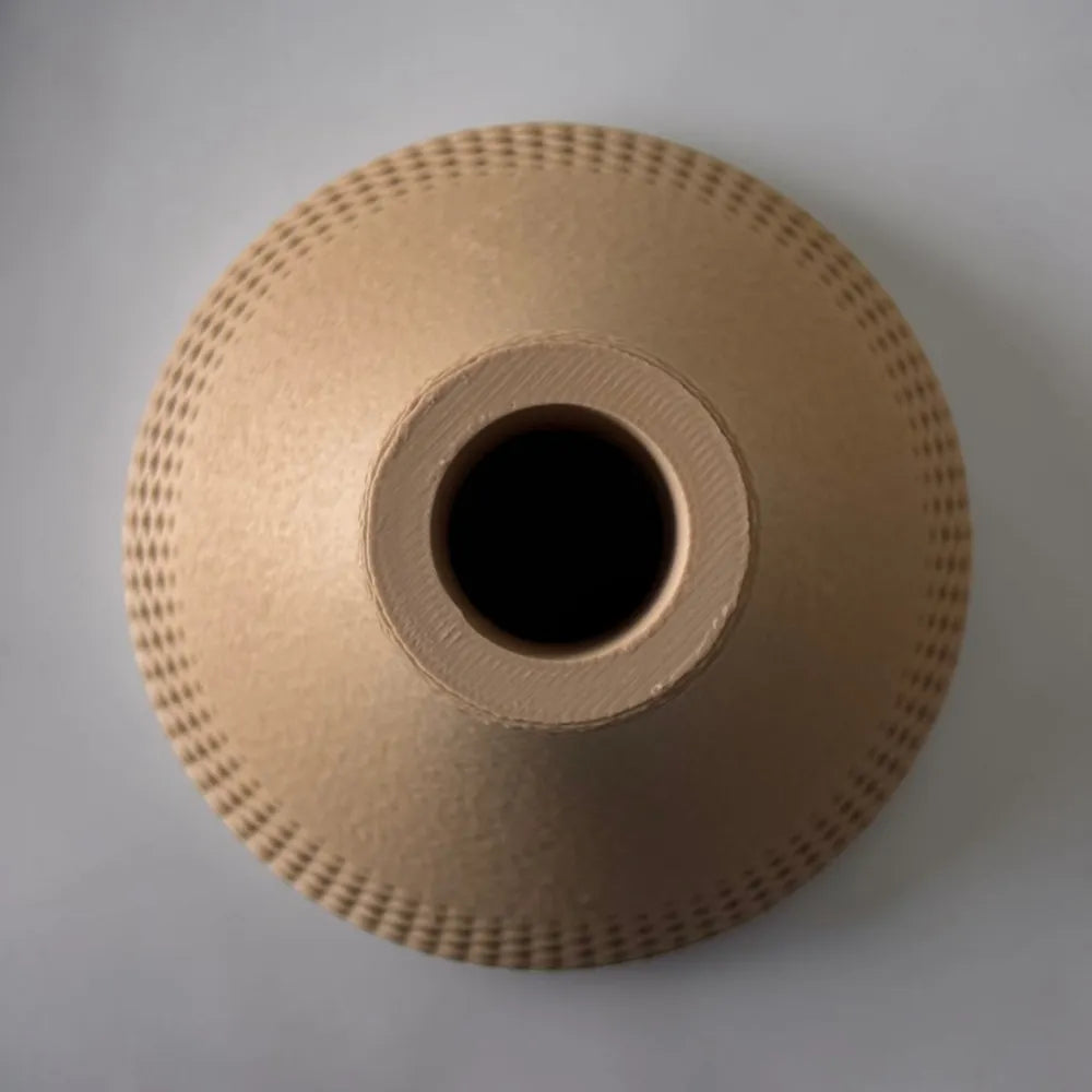 Phobos Vase detail – 3D Printed Geometric Sculptural Vase by FOFUS Kerala