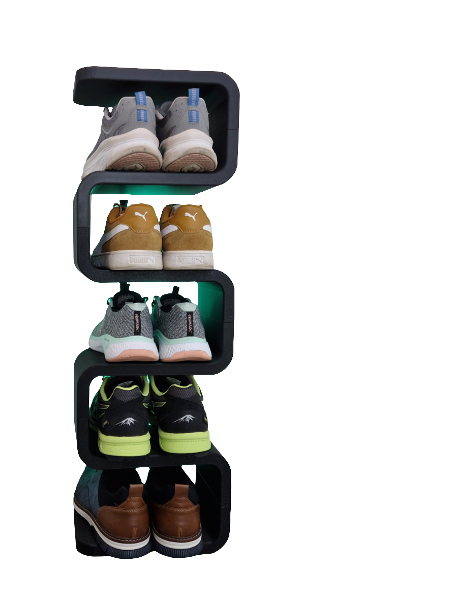 Shoe stacking stand