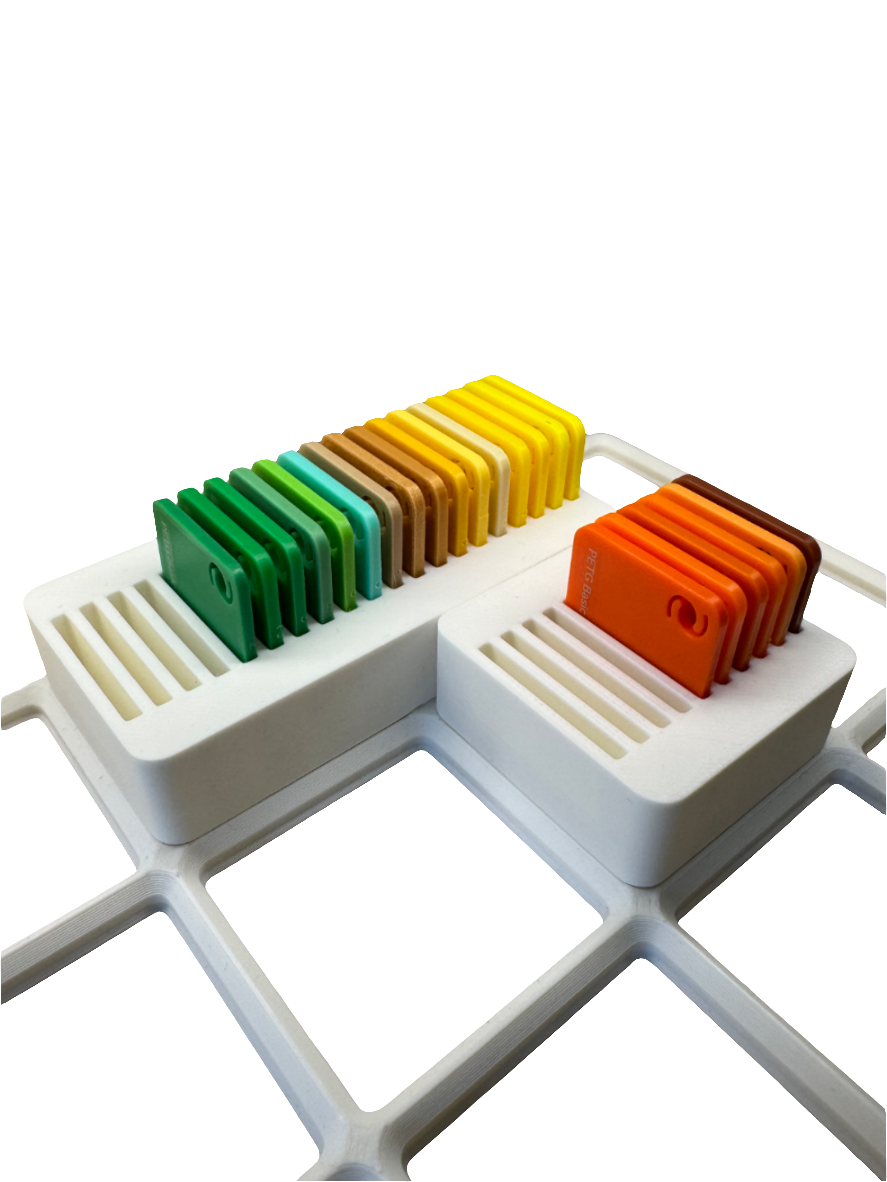 Filament swatch holder
