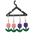 Tulip earrings