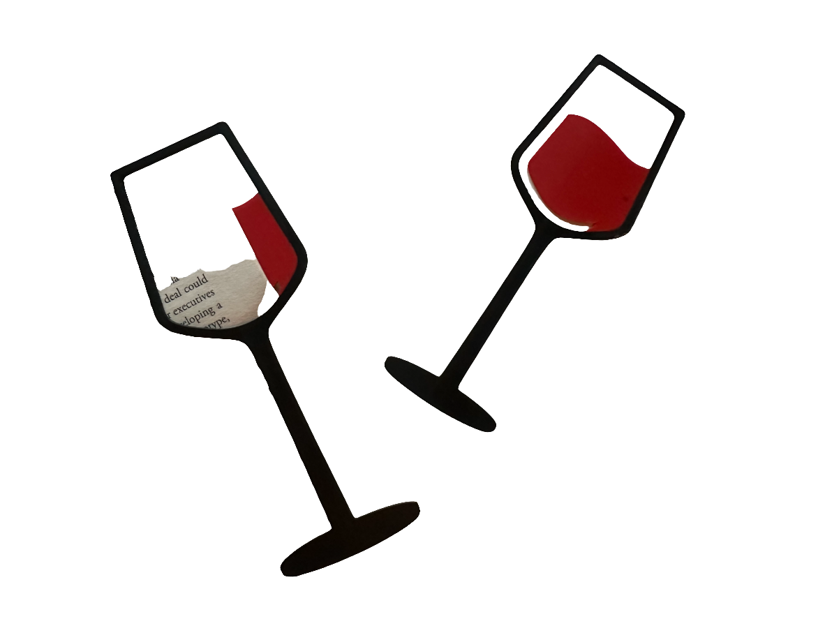 Wine book marker
