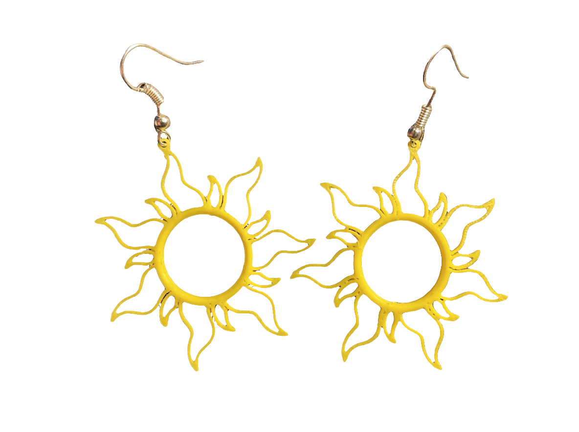 Sun earring