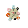 Paw fridge magnet