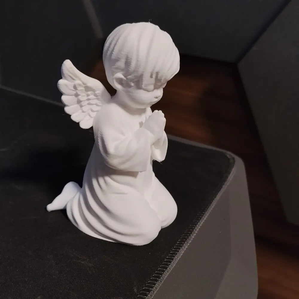 Praying Angel Communion Figurine side – 3D Printed Christian Gift Statue by FOFUS Kerala