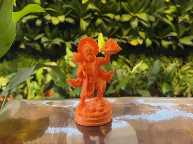 Hanuman 3D Idol High Detail – Ultra-precision 3D printed Lord Hanuman guardian sculpture, made in Thrissur Kerala by FOFUS