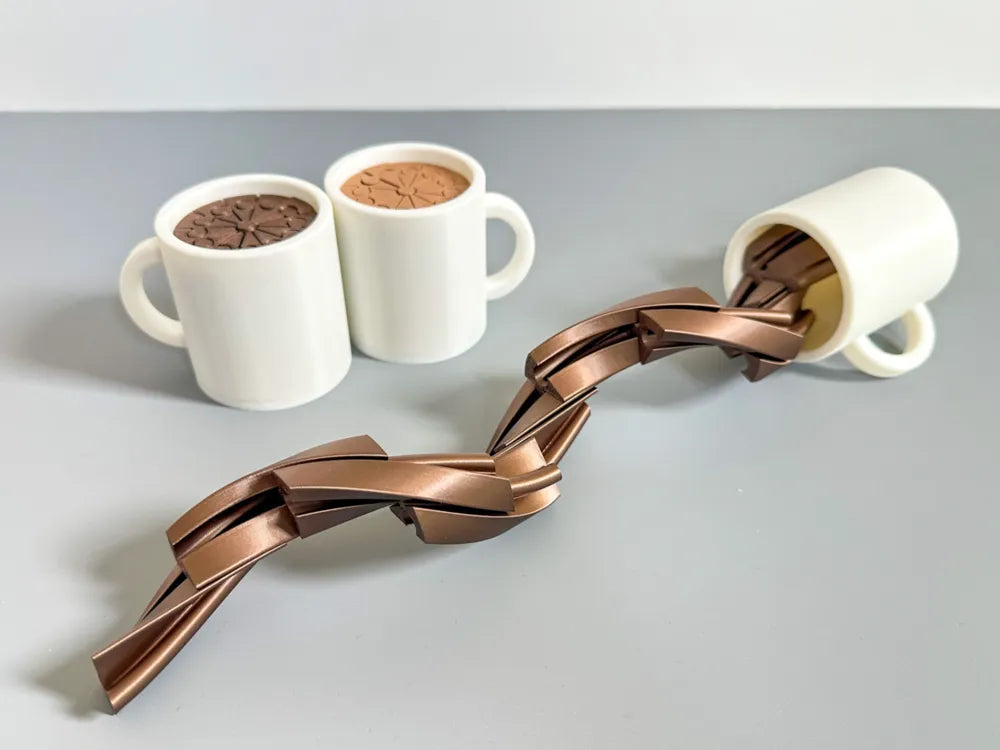 Spill and Refill Coffee Mug Fidget – 3D Printed Coffee Mug Fidget Toy by FOFUS, Thrissur Kerala