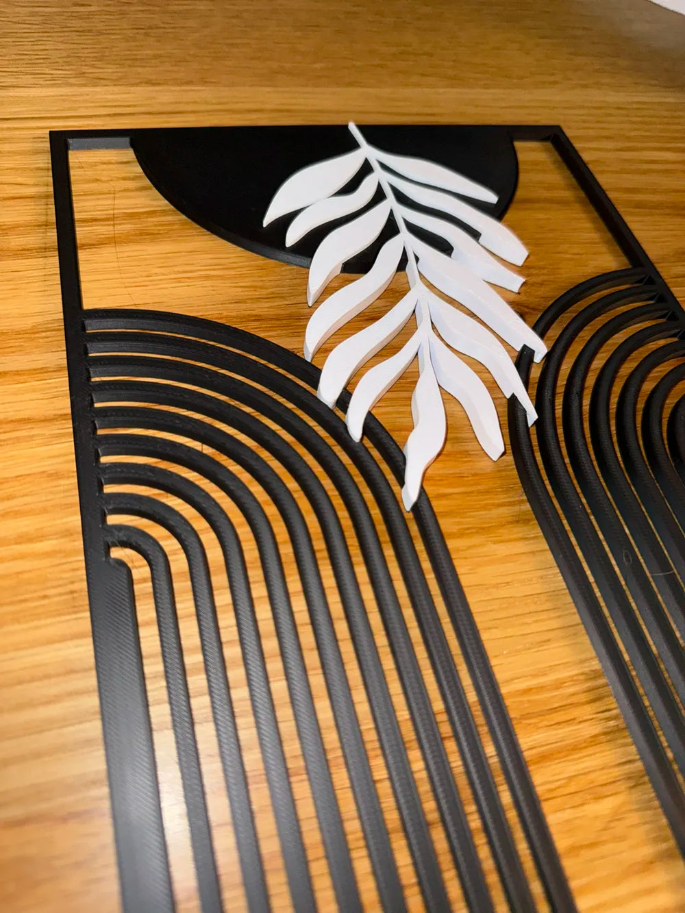 Boho Wall Art Modern Scandi angle – 3D Printed Scandinavian Bohemian Decor by FOFUS Kerala