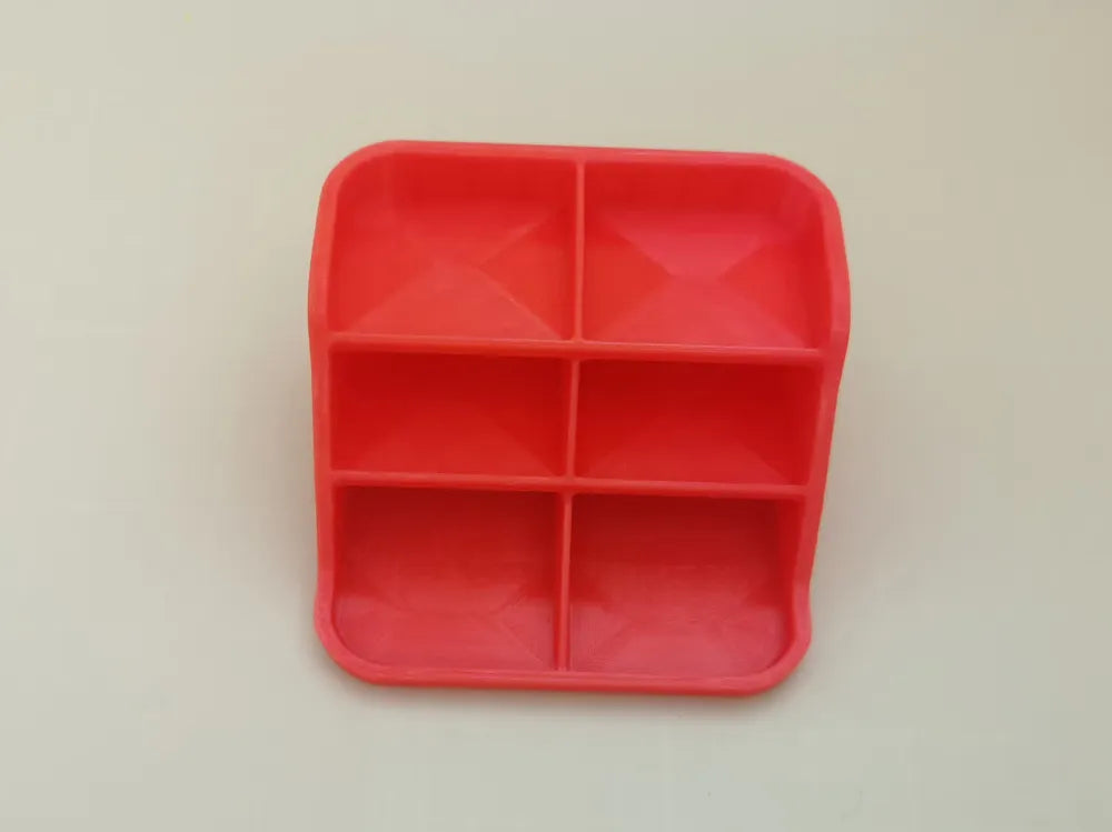 Three-Tier Storage Box angle – 3D Printed Stackable Modular Desk Organiser by FOFUS Kerala