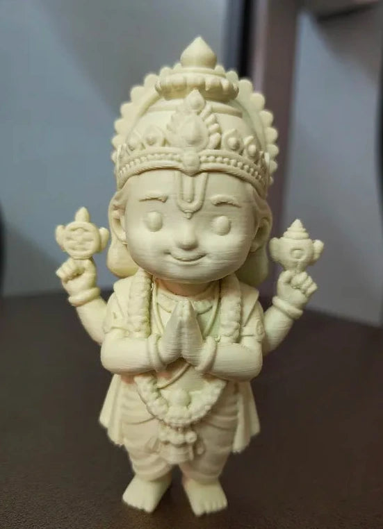 Thirumala Tirupati Balaji Collectible angle – 3D Printed Venkateswara Sacred Art by FOFUS Kerala