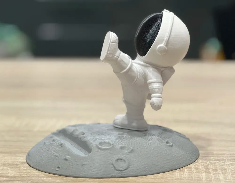 Astronaut Phone Holder angle – 3D Printed Spaceman Desk Phone Stand by FOFUS Kerala