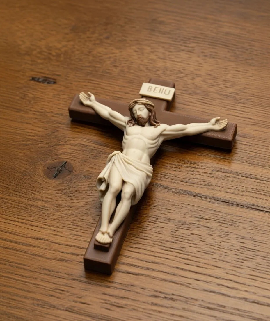 Classical Jesus Crucifix angle – 3D Printed Christian Sacred Idol by FOFUS Irinjalakuda Kerala