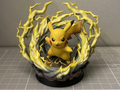 Pikacus Spark Figurine – 3D Printed Dynamic Pokemon Collectible by MAYANS | FOFUS, Thrissur Kerala