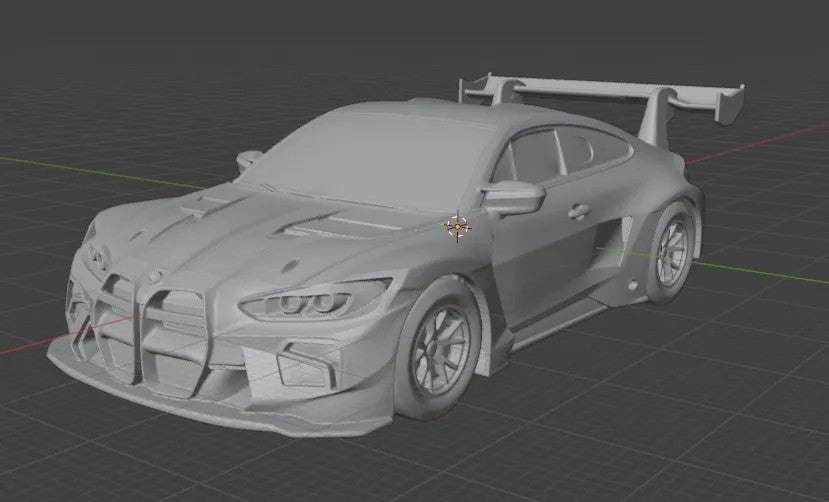 Detailed BMW M4 GT3 Racing Model
