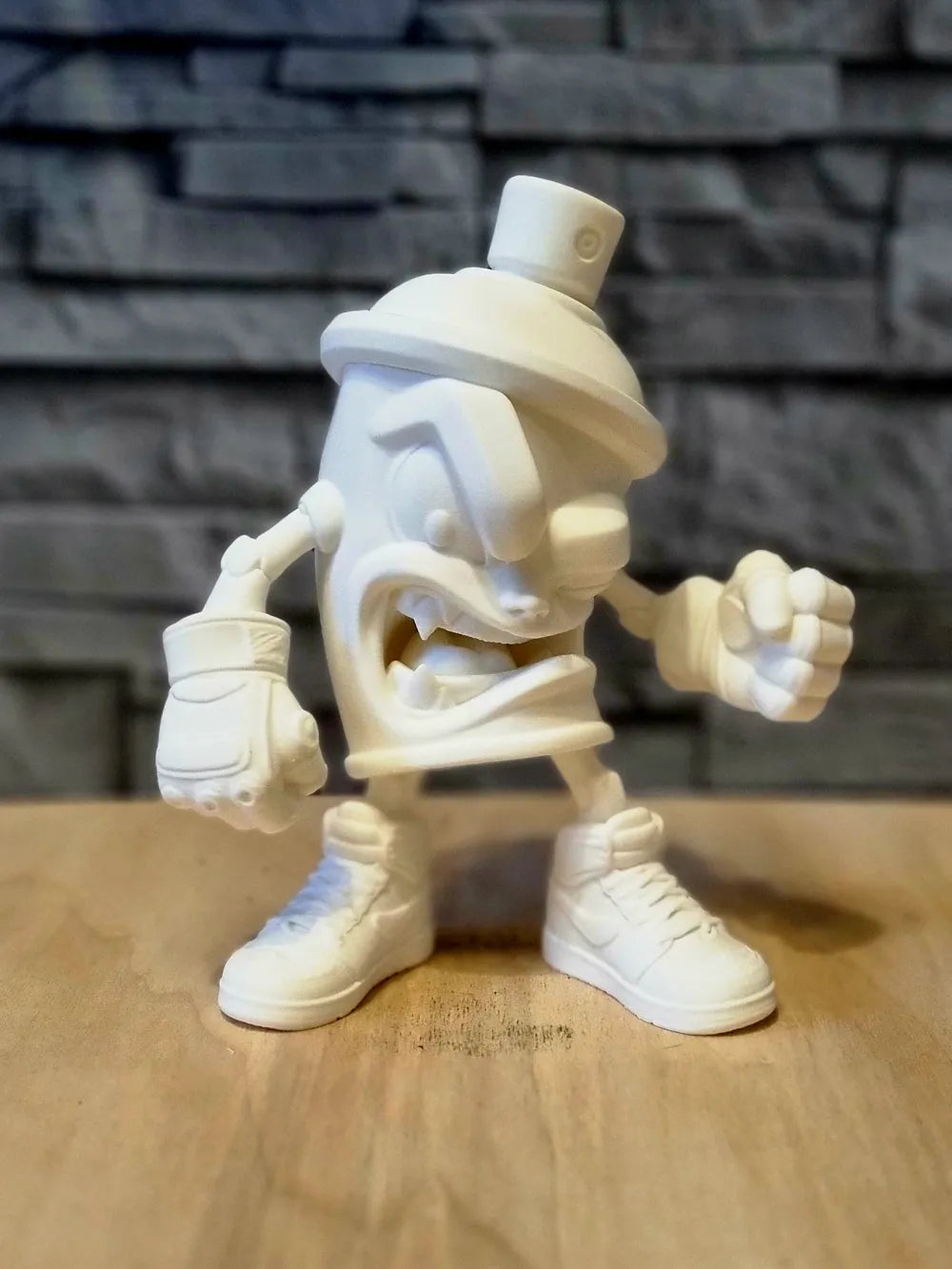 Can-Bot angle – 3D Printed Robot Character Desk Figurine by FOFUS Kerala